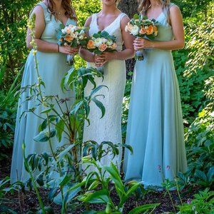 Blue Morilee Bridesmaid dress